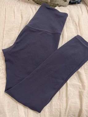 Athleta XS Navy High-Waist Stretch Leggings